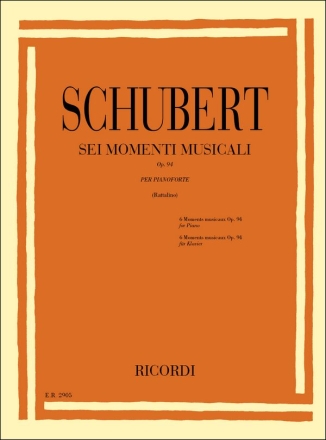 F. Schubert 6 Momenti Musicali Op.94 D.780 Pianoforte