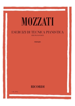 A. Mozzati Esercizi Di Tecnica Pianistica Piano