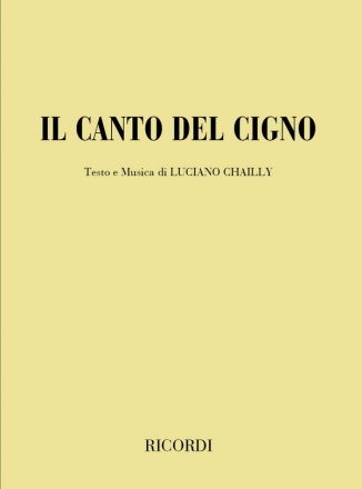 R. Chailly Il Canto Del Cigno Books (Opera)