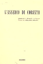 L'Assedio di Corinto libretto (it)