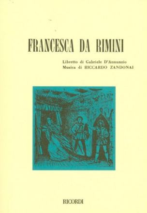 Francesca Da Rimini  Libretto (it)