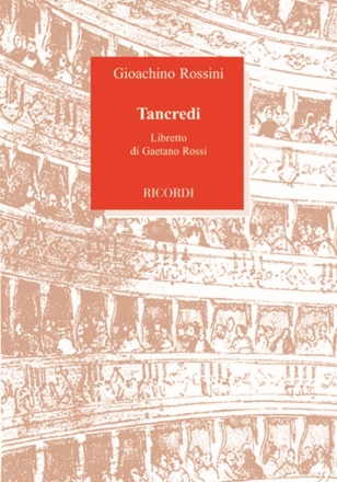 G. Rossini Tancredi Libretti (Opere)