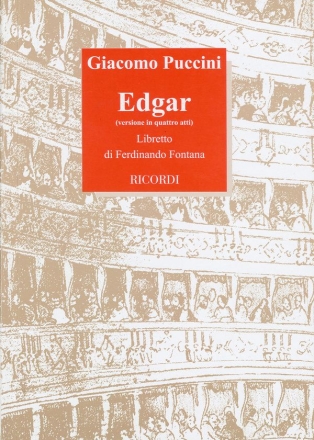 G. Puccini Edgar Libretti (Opere)