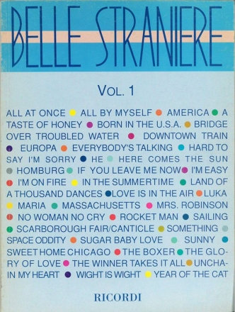 Various Album Belle Straniere Vol1 Album Standard