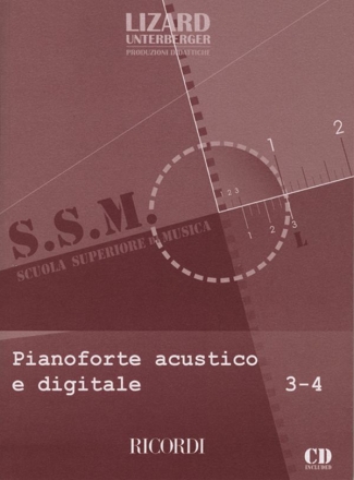 M. Catarsi Pianoforte Acustico E Digitale - Vol. 3-4 Piano