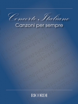 Various Concerto Italiano: Canzoni Per Sempre Melodic line / Various Instruments