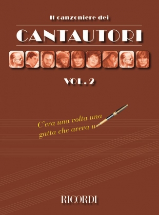 Various I Cantautori Songbook with lyrics and chords