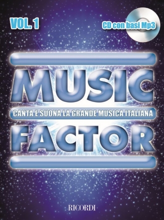 Music Factor (+CD con basi mp-3) canta e suona la grande musica italiana Songbook