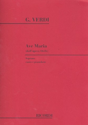 Ave Maria per canto e pianoforte