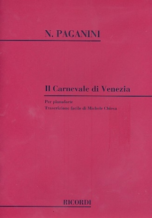 Il carnevale di Venezia fr Klavier (erleichtert)