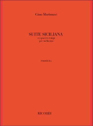 G. Marinuzzi Suite Siciliana In Quattro Tempi Classical