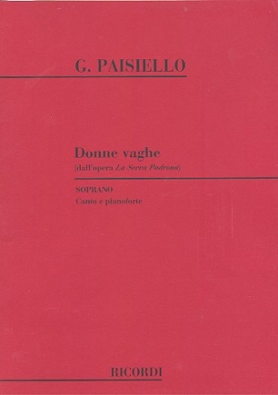 Donne vaghe per soprano e pianoforte (it)