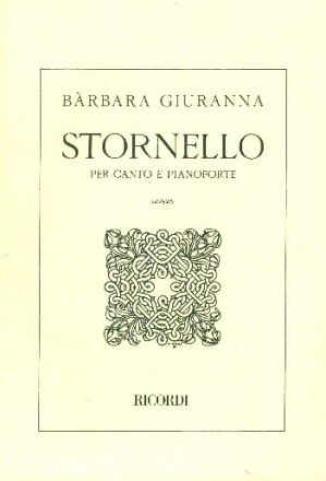 Stornello per canto e pianoforte