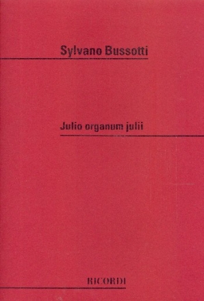 Julio organum julii per organo