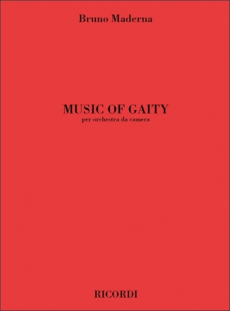 B. Maderna Music Of Gaity Partitura