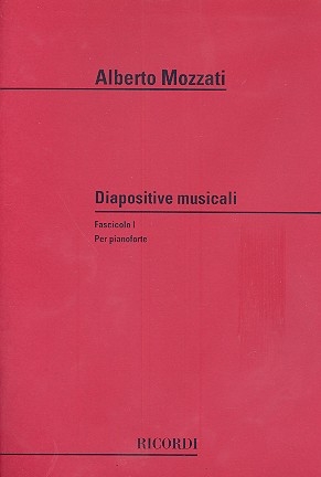 Diapositive musicali vol.1 per pianoforte