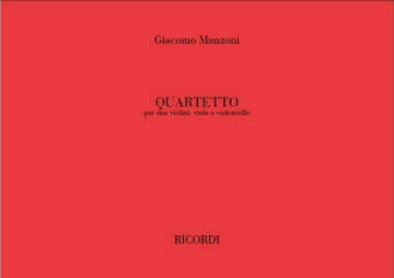 G. Manzoni Quartetto Quartet