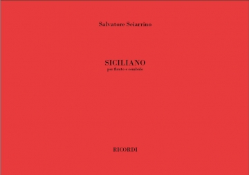 S. Sciarrino Siciliano Flauto O Piu' Flauti E Piano O Cemb