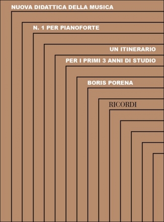 B. Porena Un Itinerario Per I Primi Tre Anni Di Studio Piano