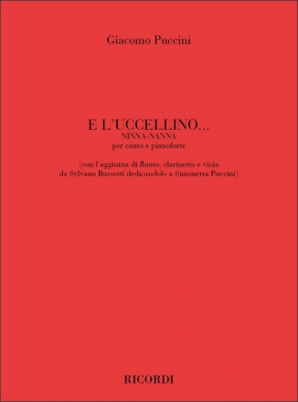 G. Puccini E L'Uccellino... Voice and various instruments