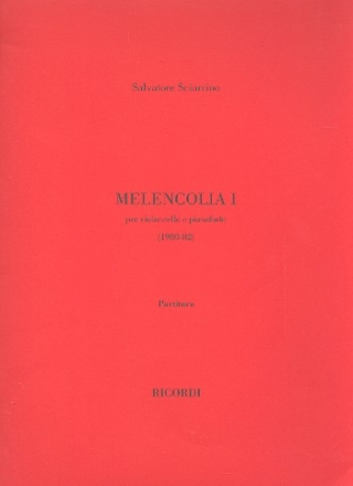 Melencolia no.1 for cello and piano