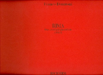 Rima per pianoforte