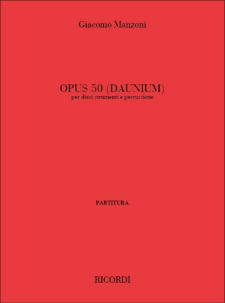 G. Manzoni Opus 50 (Daunium) Classical