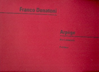 Arpge fr Flte, Klarinette, Violine, Violoncello, Vibraphon und Klavier Partitur