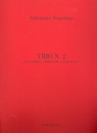 Trio no.2 pour violon, violoncello et pianoforte partition