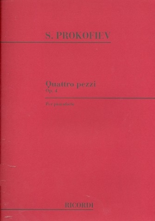 4 Pezzi op.4 per piano