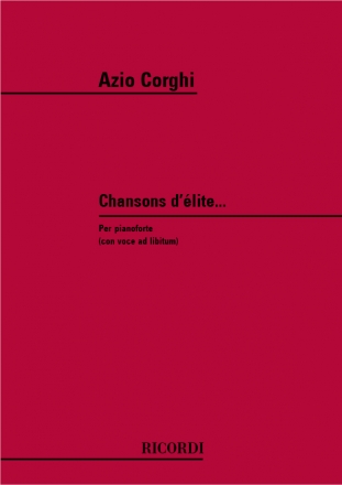 A. Corghi Chansons D'Elite... Pianoforte