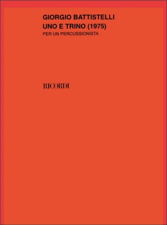 G. Battistelli Uno E Trino Strumenti A Percussione