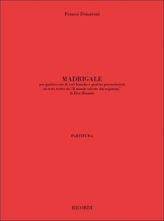 F. Donatoni Madrigale Classical