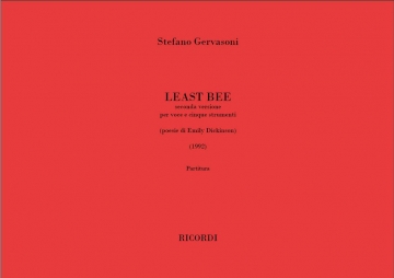 S. Gervasoni Least Bee (II Versione) Chamber music