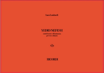 L. Lombardi Yedid Nefesh Song and Guitar