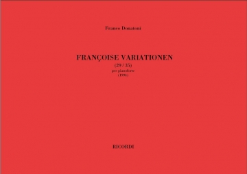 F. Donatoni Francoise Variationen (29-35) Piano