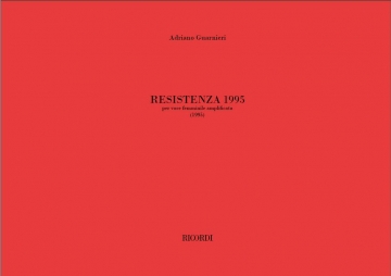 A. Guarnieri Resistenza 1995 Voice only