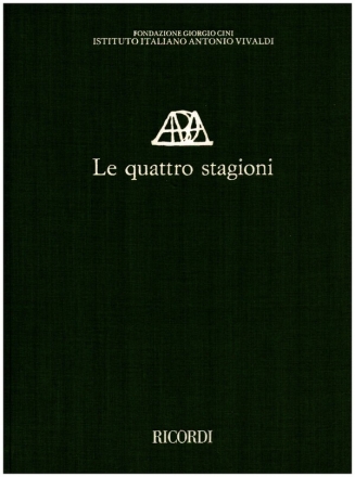 Le 4 Stagioni per violino e orchestra partitura (geb)