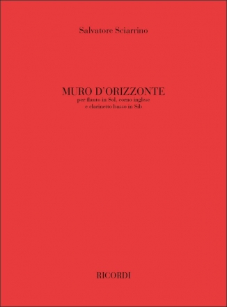 S. Sciarrino Muro D'Orizzonte Trio