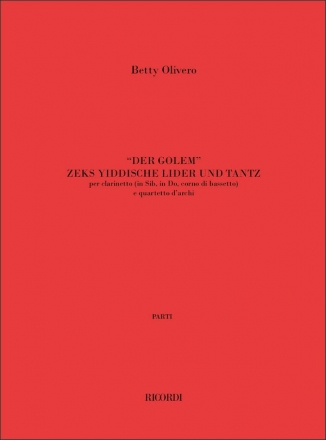 B. Olivero Der Golem Zeks Yiddishe Lider Un Tanz Quintet