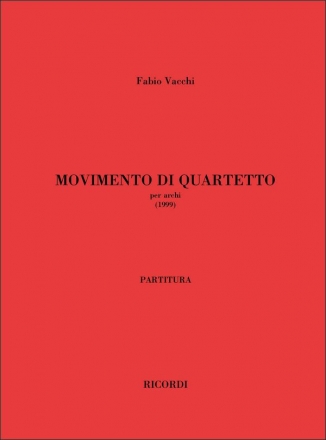 F. Vacchi Movimento Di Quartetto Classical