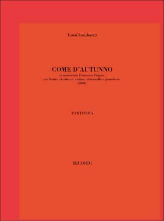 L. Lombardi Come D'Autunno Quintet