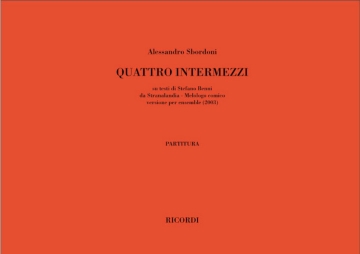 A. Sbordoni Quattro Intermezzi Classical