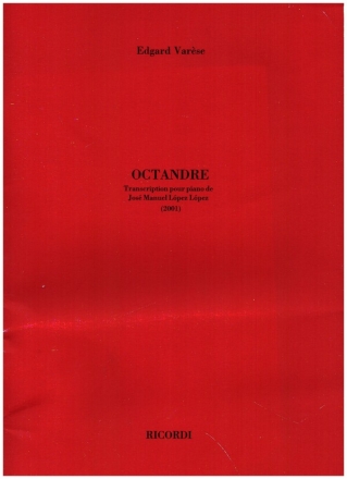 Octandre pour piano