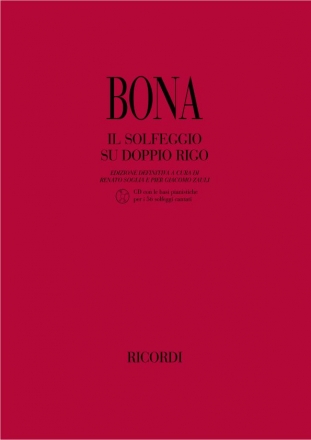 P. Bona Il Solfeggio Su Doppio Rigo Opere Teoriche