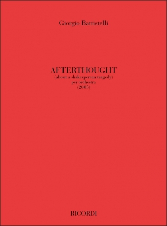 G. Battistelli Afterthought Classical