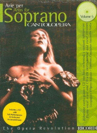 Arias for Soprqno vol.5 (+CD) for soprano and pianoforte