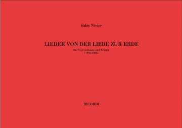 F. Nieder Lieder Von Der Liebe Zur Erde Vocal and Piano