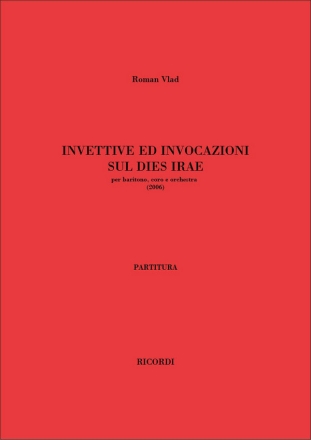 R. Vlad Invettive Ed Invocazioni Sul Dies Irae Voce/I and Orchestra