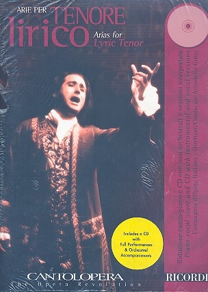 Arias for lyric tenor vol.1 (+CD) for tenor and piano